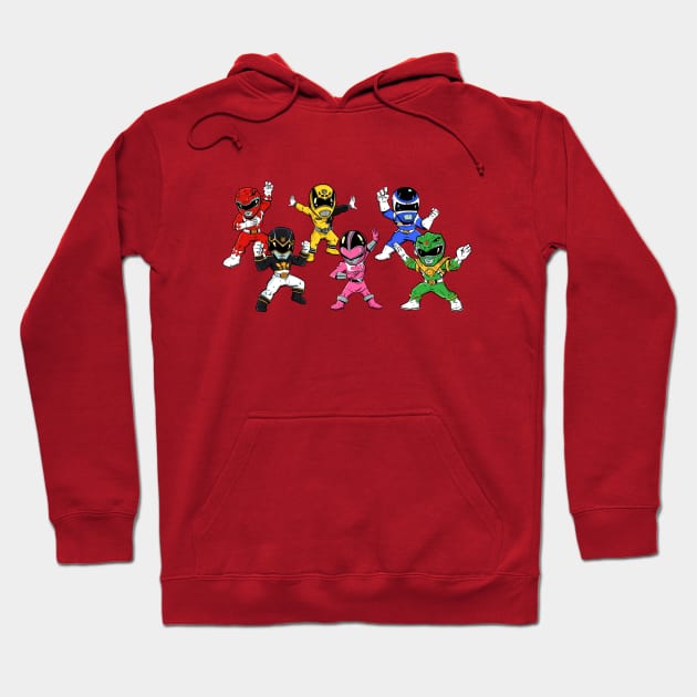 Power Rangers Hoodie by Jetnder